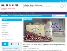 Tablet Screenshot of halalinindia.com